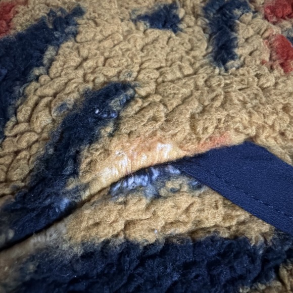 The North Face Campshire Sherpa Vest Women's Size Small Brown Aztec Print - Picture 12 of 12